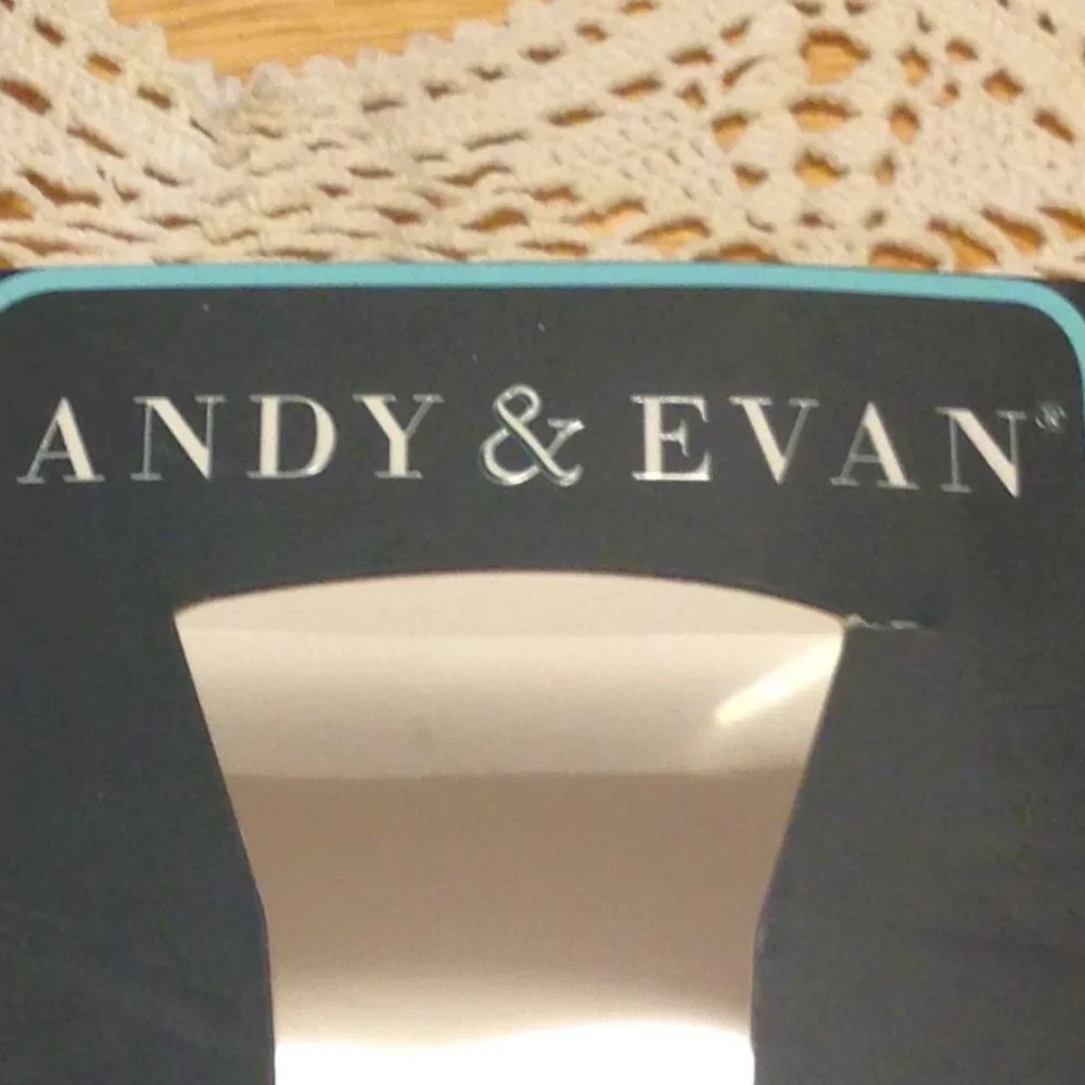 Andy & Evan Blue Plaid Boys Tie with Red Accent